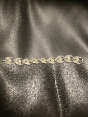 Elegant Silver-Tone 6 In Crystal Link Bracelet - Women's Jewelry Sarah Coventry